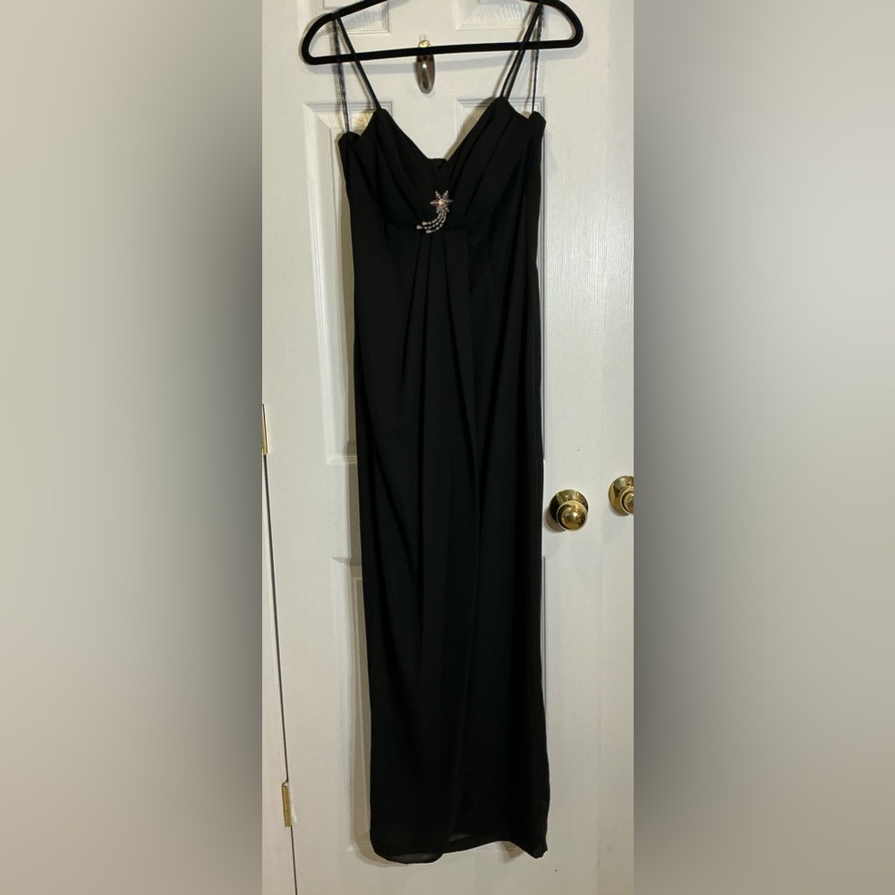 Roberta Bridal Black Maxi Dress